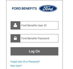 ford motor company login in web single